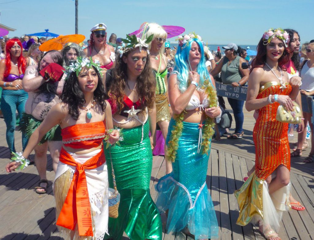 The Mermaid Parade in Coney Island, June 16, 2018. Photos & words by