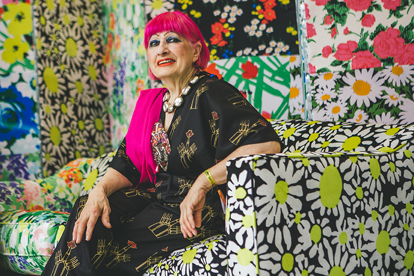 Dame Zandra Rhodes and the Fashion & Textile Museum 'fifty years of fabulous exhibition' Zandra Rhodes at Port Eliot Festival – A Shaded View on Fashion