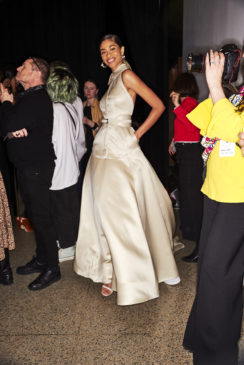 Backstage with Sonny Vandevelde at Brandon Maxwell – A Shaded View