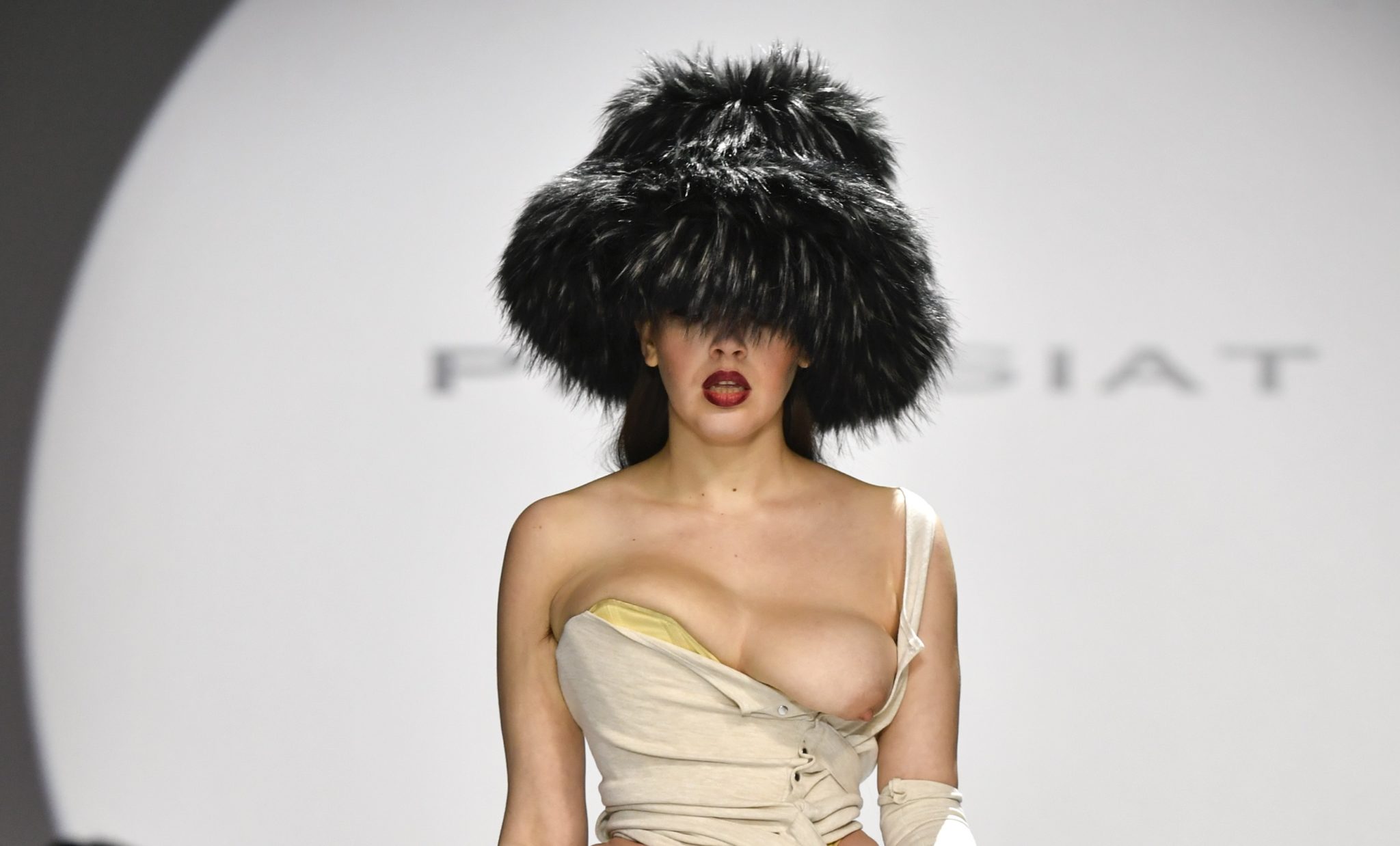 Exaggerated shapes and nipple cleavage at Pressait PFW FW 22/23 – text by  Leticia Dare – A Shaded View on Fashion
