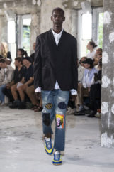 Junya Watanabe pays tribute to pop art with Andy Warhol, Jean