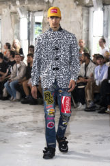 Junya Watanabe pays tribute to pop art with Andy Warhol, Jean