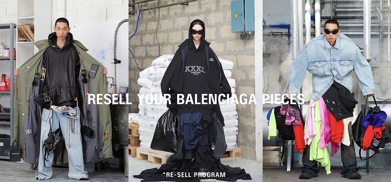 Balenciaga presses go on resale following successful pilot