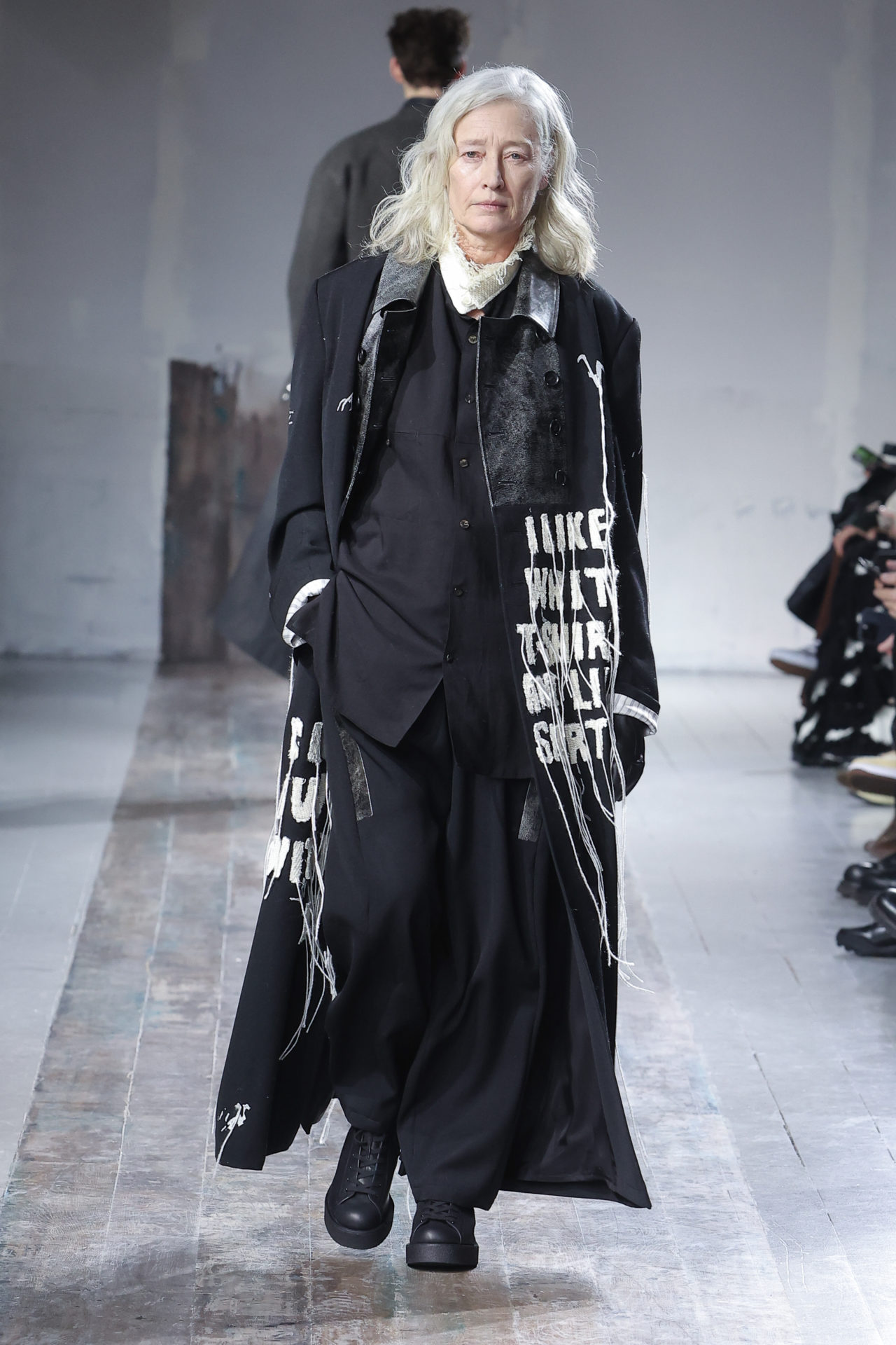 Yohji Yamamoto's Call To Slow Down in AW24 Pour Homme Collection