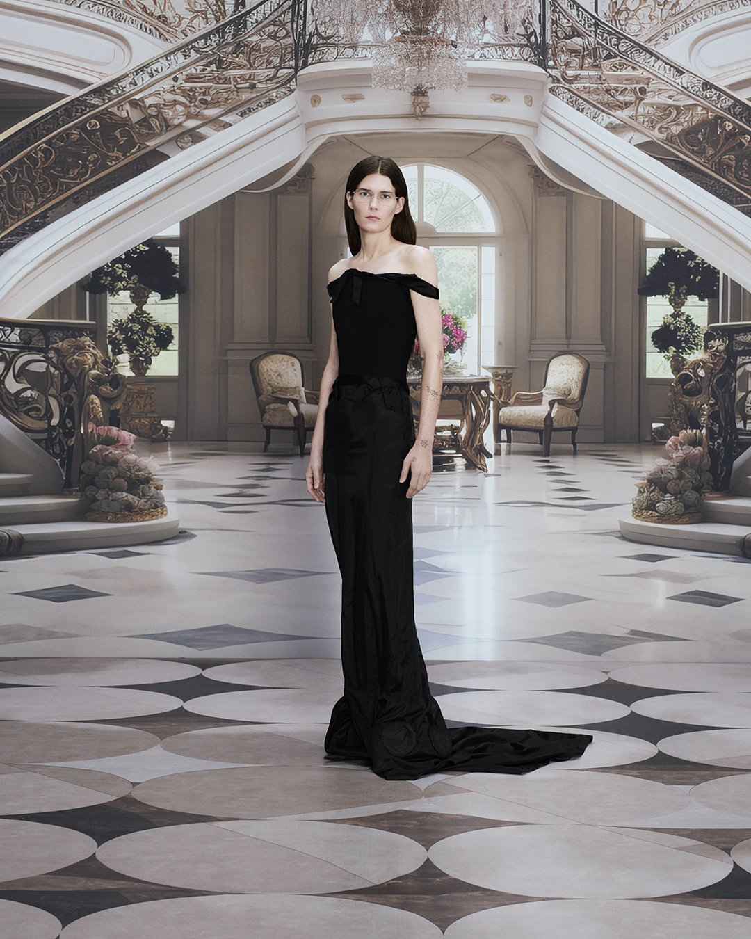 Balenciaga Bra gown from winter 24 collection 🤍 Follow @Demnagram