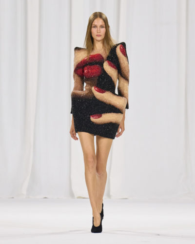 Balmain SS25 runway show during Paris Fashion Week