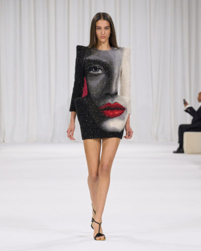 Balmain SS25 runway show during Paris Fashion Week