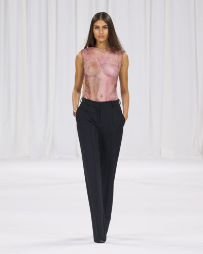 Balmain SS25 runway show during Paris Fashion Week