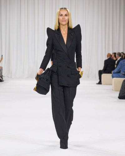 Balmain SS25 runway show during Paris Fashion Week