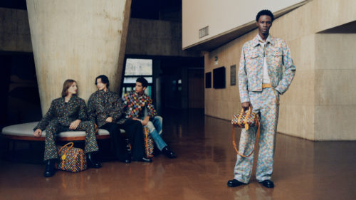 Louis Vuitton SS25 Men's Collection by Pharrell Williams campaign shot in UNESCO Building