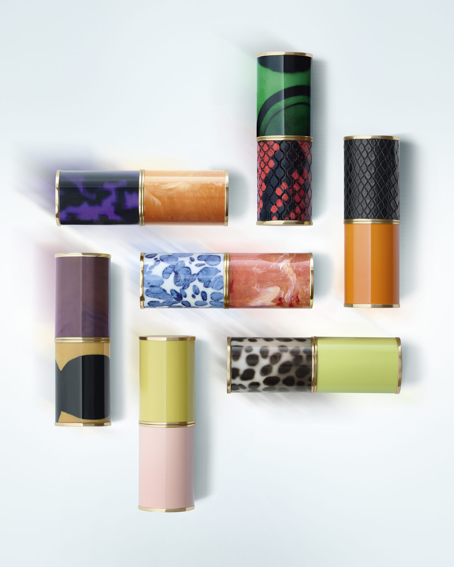 Dries Van Noten Beauty – Collection of lipsticks photos by Adrien
