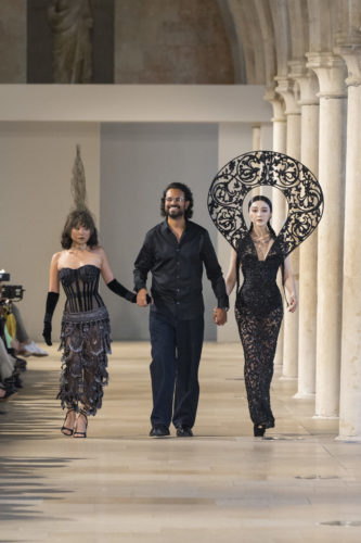 Rahul Mishra fashion show in Paris, Fall Winter 2026 Couture Fashion Week Photo by Valerio Mezzanotti
