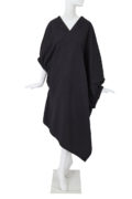 A Comme des Garçons black cotton robe, ‘Round Rubber’ collection, Spring-Summer 1984. ©Kerry Taylor Auctions