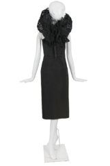 A Comme des Garçons ruffled black dress, ‘Ethnic Couture (White)’ collection, Spring-Summer 2002. ©Kerry Taylor Auctions(1)