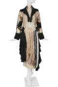 A Comme des Garçons trompe l_œil ensemble, ‘Broken Bride’ collection, Autumn-Winter 2005-06, ©Kerry Taylor Auctions