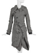 A Junya Watanabe_Comme des Garçons glen plaid wool coat-dress, Autumn-Winter 2007-08. ©Kerry Taylor Auctions