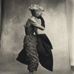 Cocoa-Colored Balenciaga Dress (Lisa Fonssagrives-Penn)
