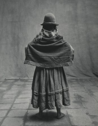 Standing Woman with Braids