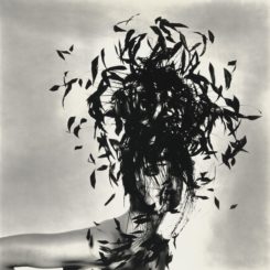 Woman in Feather Hat
