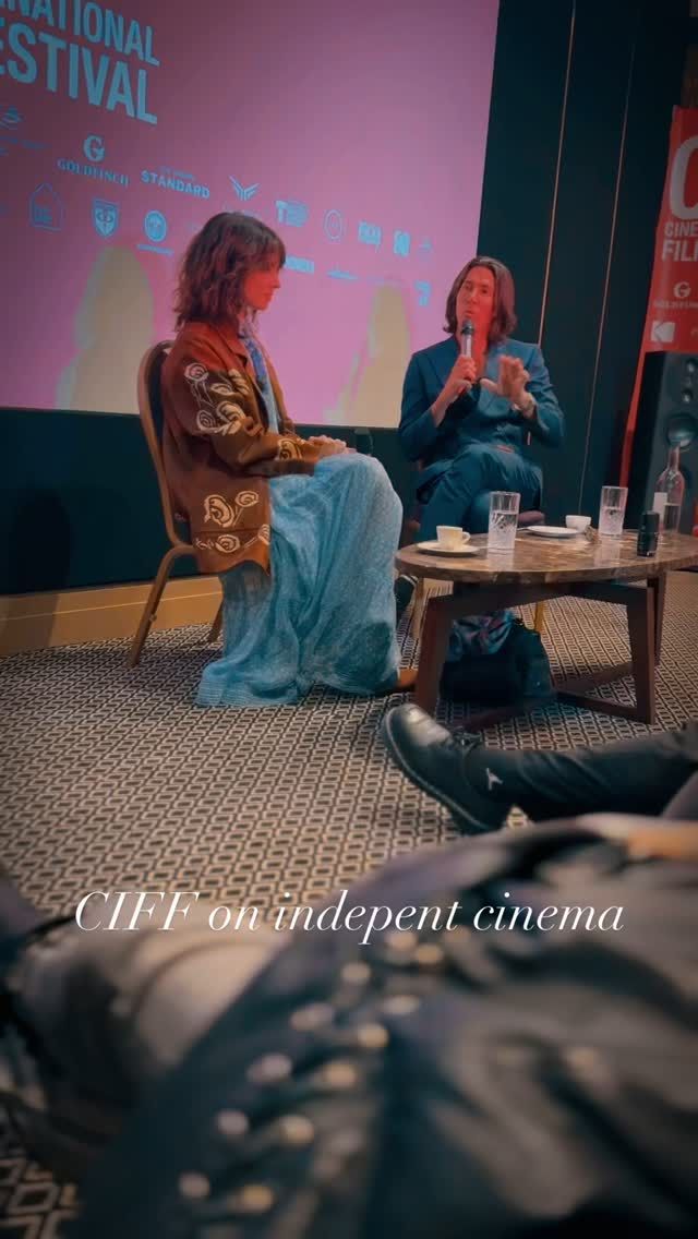 @bencharlesedwards @asiaargento at first edition of CIFF on #independent cinema @goldfinchentertainment @cineinternationalfilmfestival @dreamtownfilm @michellearnusch