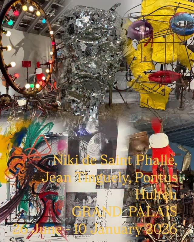 @niki_de_saint_phalle @jean_tinguely @pontushulten @grand_palais opens June 26- January 10, 2026