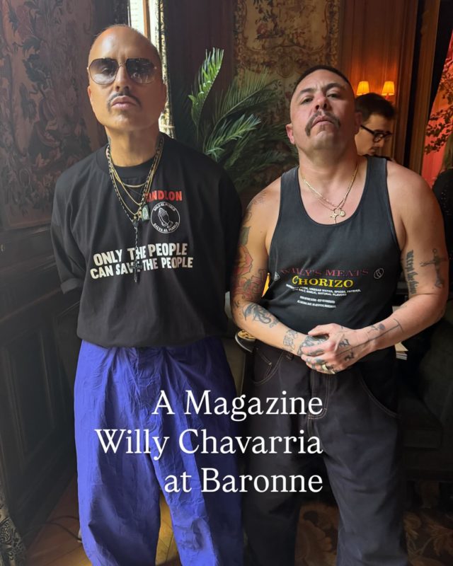 Fashion Week is over well tomorrow night is a big night for ANDAM. Tonight was all about A Magazine by @willychavarrianewyork @jesscuevas7 I need a copy I think I left too soon..Had a beautiful night @baronne_restaurant with friends @gaby.basora @giorgiacantarini @laurenlotka @michelgaubert I am so happy @willychavarrianewyork is the President of @asvoff_official 17 and we are already manifesting something beautiful.