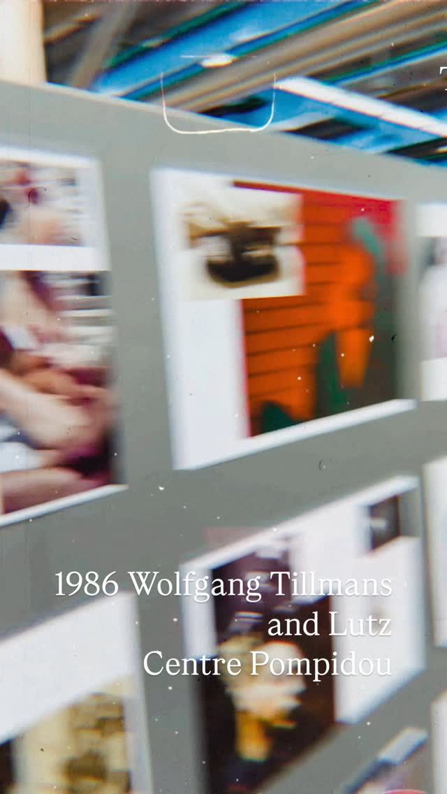 A life documented through the decades starting late 80's till now. @lutz_huelle_paris walks me through @wolfgang_tillmans rxhibition currently at @centrepompidou the last exhibition before the museum closes for repairs