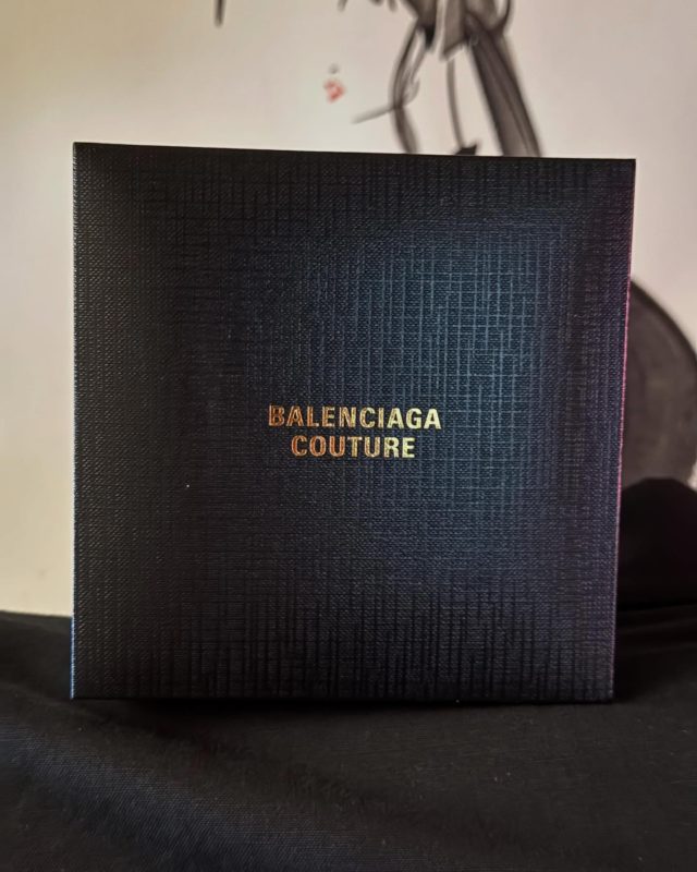 I am still feeling all the emotion from the 10 year exhibition of @demna @balenciaga and looking forward to his last couture show and loving his last iconic invitation. There is only one Demna so happy to see what he does and looking forward to his future magic. #couture #balenciaga