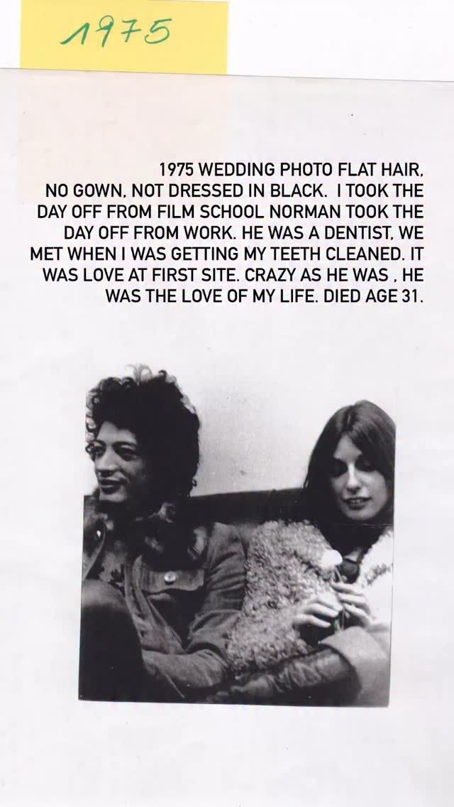 Amy and Serge, more ancient history. Fifty years ago, imagine, my friends kept telling me about this dentist they were having erotic fantasies about. I resisted going preferring a woman or an older man as head back, mouth open is not your best look. We were both shy. It took 3 months till we started dating but it was clear to us both ... he was the one. I really think you are lucky if in a lifetime you find the love of your life. Maybe you find two, but I think it is never the same. Before himI thought I knew what love was but in fact I had no idea. I was i  love with the idea. With Norman it was different, love with abandon. One thing I learned was nothing lasts forever, it lasts as long as it lasts.