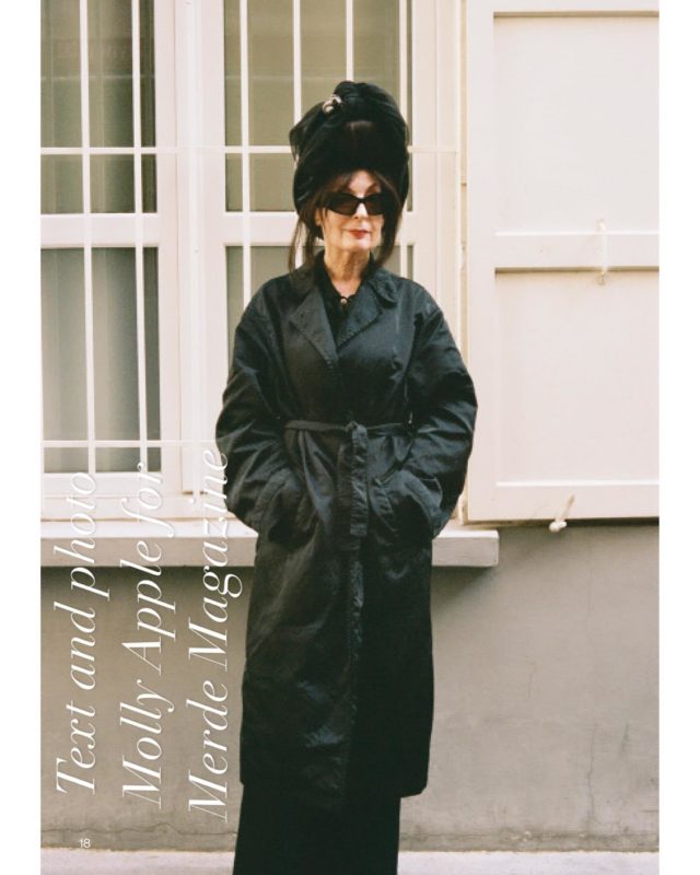@merde_magazine Thank you Molly Apple Print isn't dead #fashion #film @asvoff_official