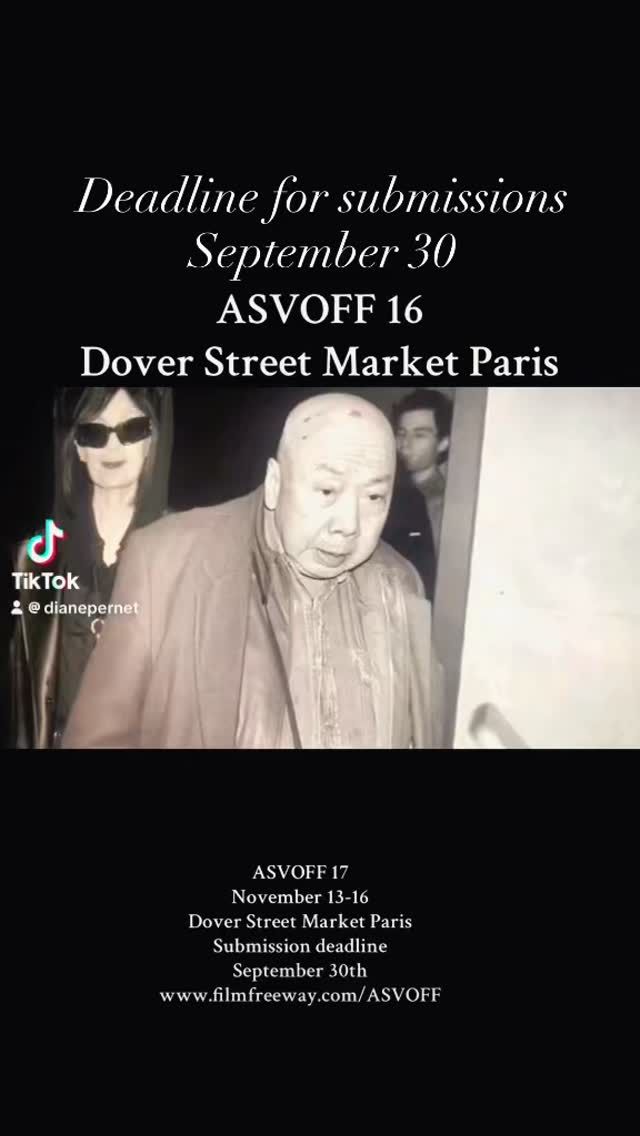 Deadline September 30 th www.filmfreeway.com/ASVOFF