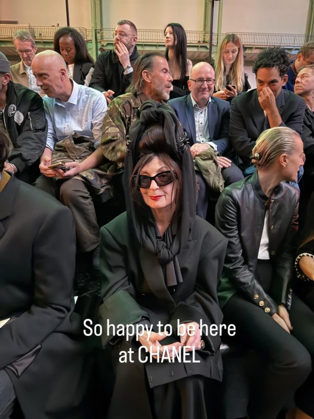 You can feel the energy here that has been missing most PFW I cannot wait for the show to start