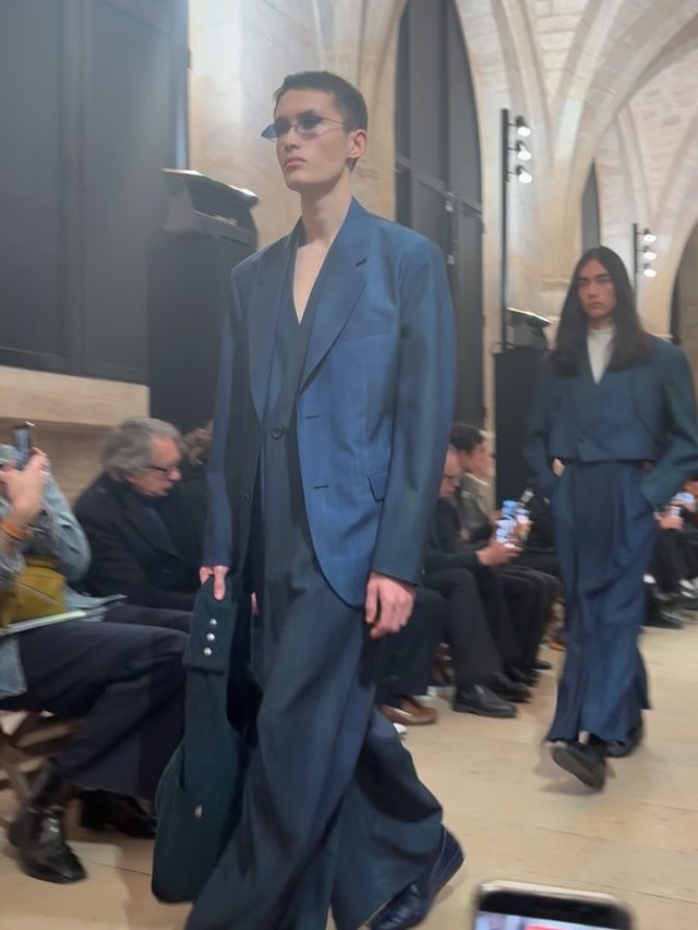 IM Men Form Less Form @isseymiyakeofficial like the colors of the sky. Loved the layering and the relaxed feeling, the volumes and the breaking of the dawn to sunset - nature was in tune while outside we had a huge rainbow like a nod from above that all was just as it should be.