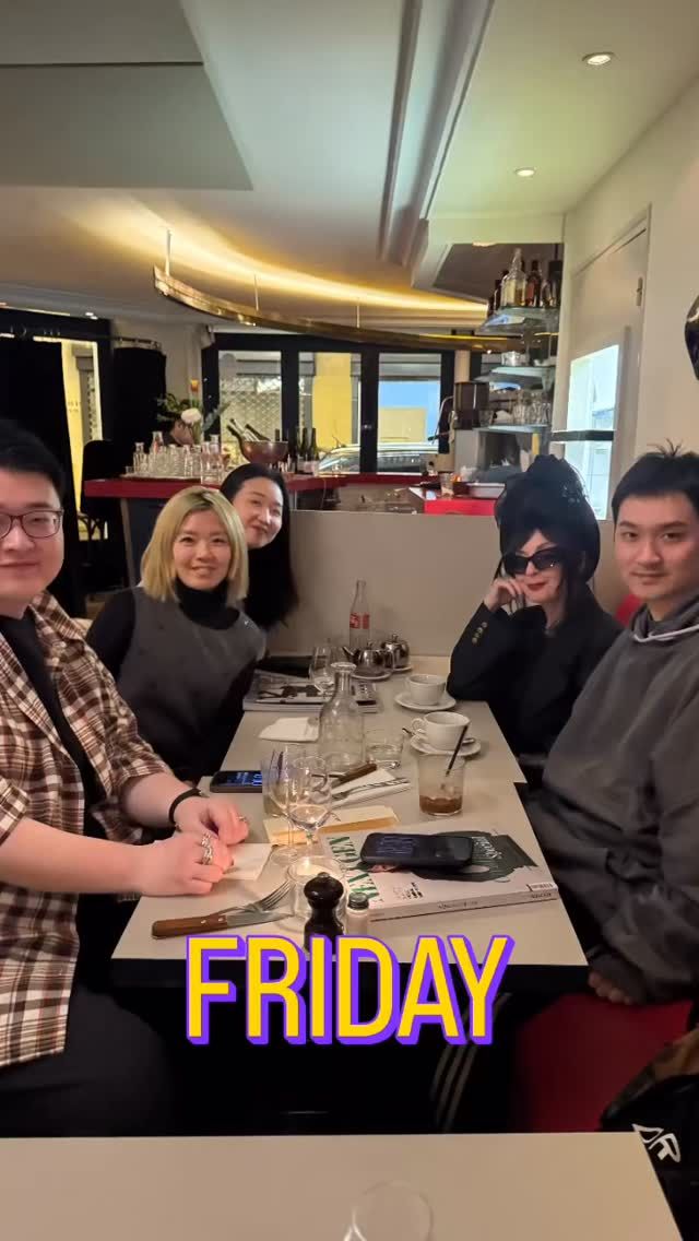 @seebyzoe_ #parisfashionweek finished yesterdaytea time with friends @aojierou @zhangranze