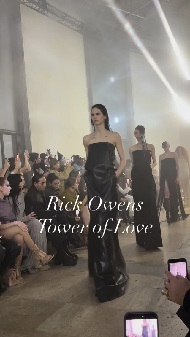 Powerful and sublime @rickowensonline @kcdworldwide #parisfashionweek