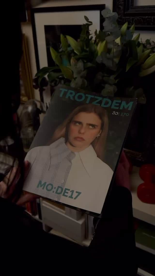 #Trotzdem Magazine MO:DE17 great article by Andrea Hinterberger. Very limited edition #Germany #FashionSchool @my.amd