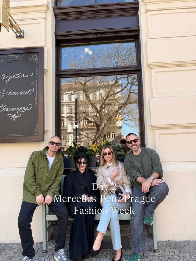 @milosh_harajda @marketatomkova @otrojero lunch at cafe savoy then day 2 of the shows @alexanderbelstudio @imreczeova @masterminttu @tobygrimditch @maxjolivet @rachaelrodgers @mbpfw