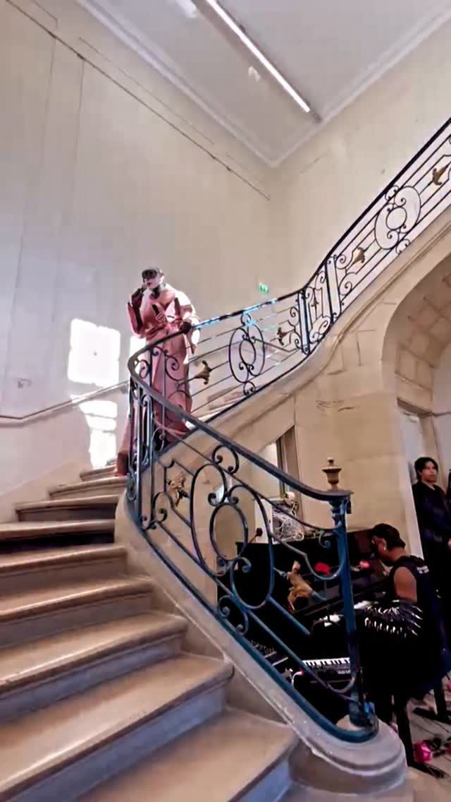 @matieresfecales intimate breakfast @doverstreetmarketparis filmed @herman_david performance @lola_dragonessvonflame @jonathanmassiala