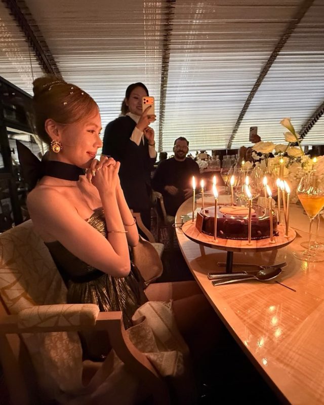 @livivianhabibi celebrates her birthday @chevalblancparis @xinghoo and her brand #elephantprincess