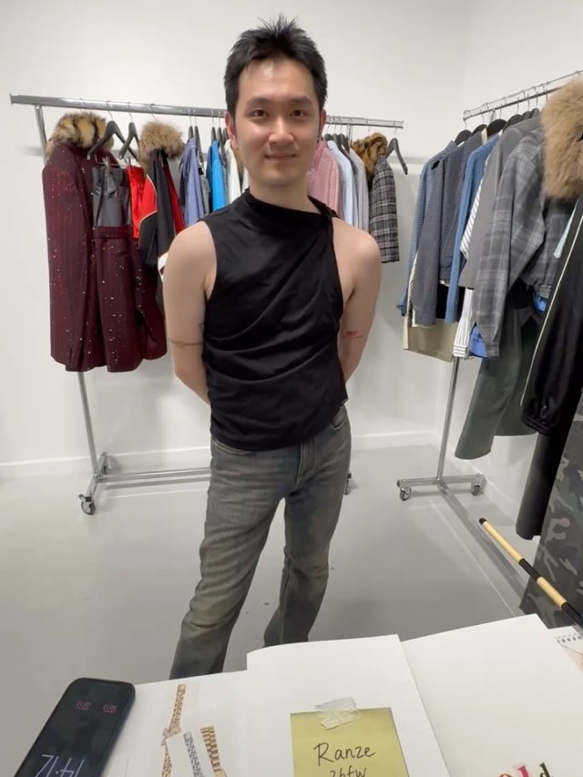 @zhangranze @parsonsparis @aojierou new brand to watch  in #paris designing for his community and clothes he wants to wear. #nerd and #gangster