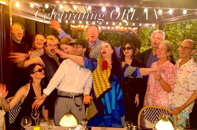 @madame.de.sainte.orlan celebrates her 79 th birthday with LOVE @lagrima_de_escarcha and friends