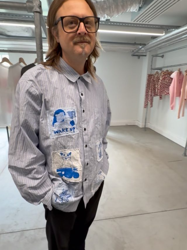 @brettwestfall LA based multi-disciplinary artist and his designer works closely with his daughter Moon "Signs of Life" with Brett's wife they created a women's wear line based on happiness. Brett collaborated with publisher @marvinjarrett  to create a music inspired collection including pj's inspiration @kurtcobain and i fell in love with the vampire rabbit reminded me of one of my favorite films from 2001, Donnie Darko @doverstreetmarketparis