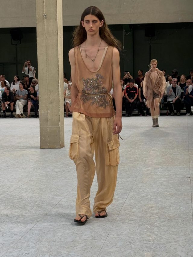 @driesvannoyen not to sound cliche but it was poetry in motion. Fresh  light, poetic and timeless like the designer @julianklausner Bravo I can hear the cash registers ringing but as usual my mobile cried i am too hot and missed some beautiful pieces