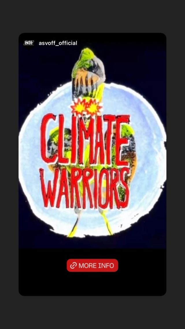 @asvoff_official #climatewarriors Wanted Ages 6-12 13-19 imagine our planet's future duration Kids 30 seconds Teens 60 seconds Shot on mobile Upload www.filmfreeway.com/ASVOFF waiver codes: ClimateKids /Climate teens deadline September 30 artwork @miguelvillalobosnyc