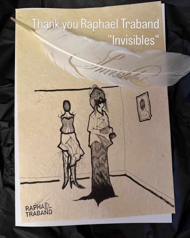 thank you @raphaeltraband for the lovely illustration from my visit to your #paris #showroom @invisibles
